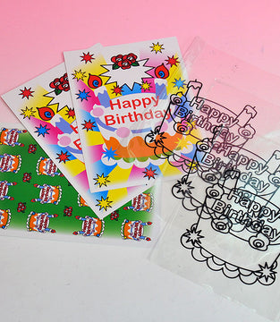 SPARE CARDS #3 (MAGICIAN'S BIRTHDAY CARD)