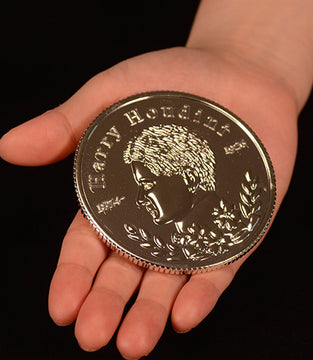 HOUDINI JUMBO COIN (SILVER)(DIA:74mm/T:4mm)