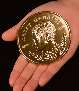 HOUDINI JUMBO COIN (GOLD)(DIA:74mm/T:4mm)