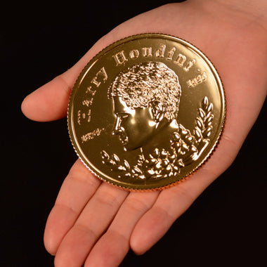 HOUDINI JUMBO COIN (GOLD)(DIA:74mm/T:4mm)
