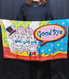 35.5" x 22.5" DESIGNED SILK (GOOD BYE)