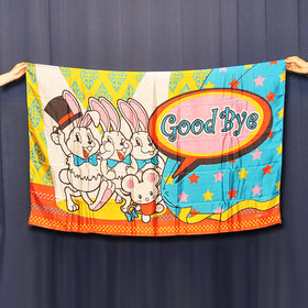 56" x 35.5" DESIGNED SILK (GOOD BYE)