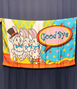 56" x 35.5" DESIGNED SILK (GOOD BYE)