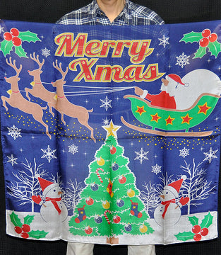 35.5" SQUARE DESIGNED SILK (CHRISTMAS 1)