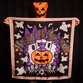 35.5" SQUARE DESIGNED SILK (HALLOWEEN)