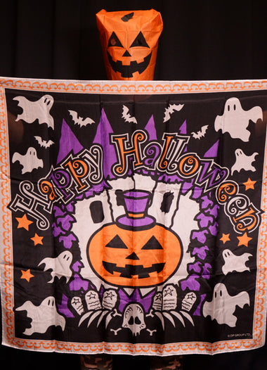 35.5" SQUARE DESIGNED SILK (HALLOWEEN)