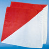 17.5" SQUARE SILK(Dyed in Red/White) Set of 2