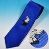 MAGICIANS' TIE (Silk 100%) (Blue/Rabbit)