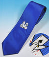 MAGICIANS' TIE (Silk 100%) (Blue/Dove)