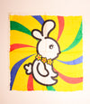 17.5" SQUARE DESIGNED SILK (DUCK & RABBIT)